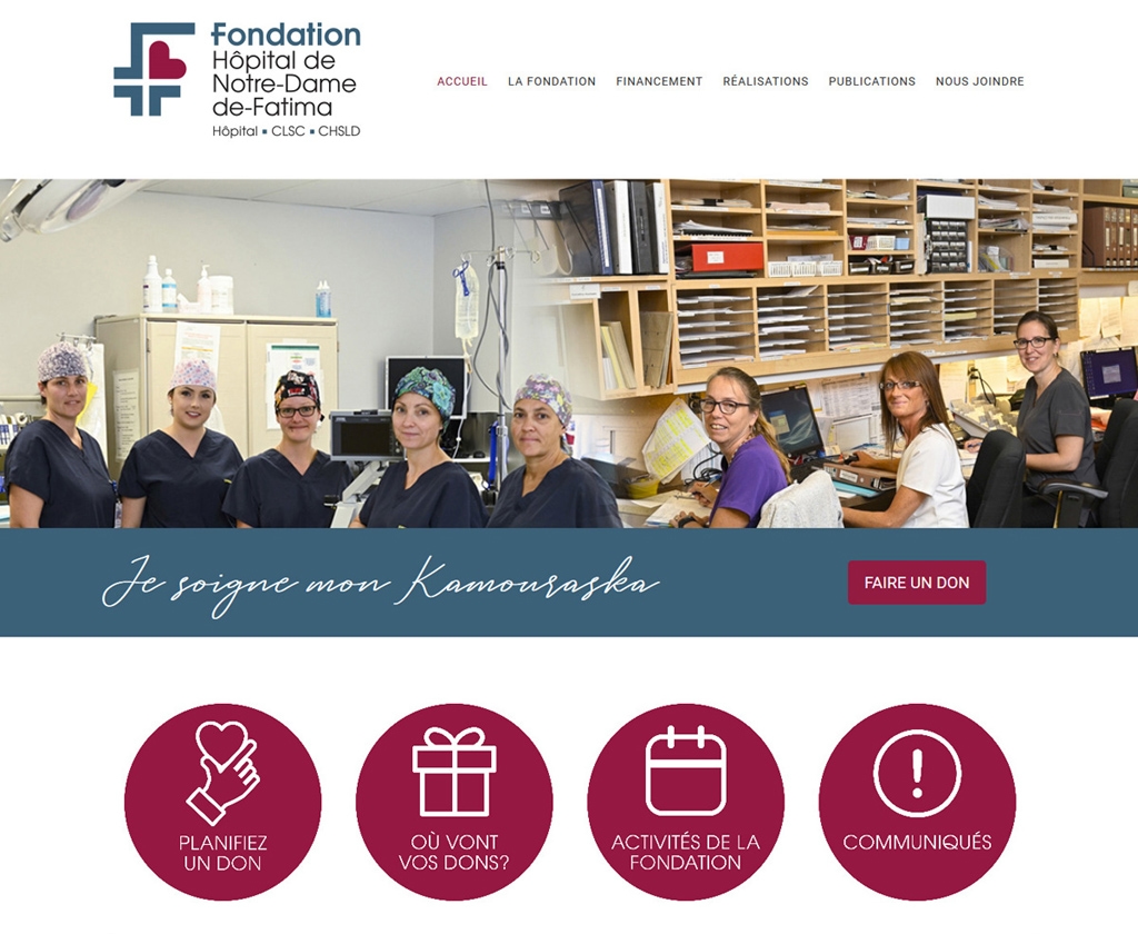 Fondation HNDF-capture écran