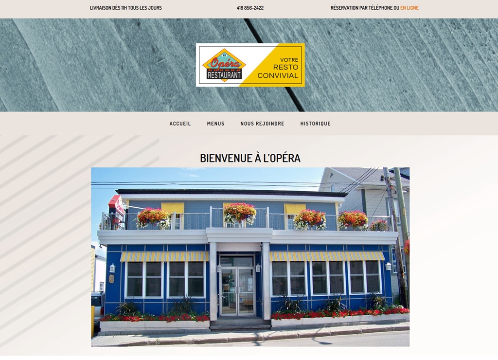 Restaurant Opéra-capture écran