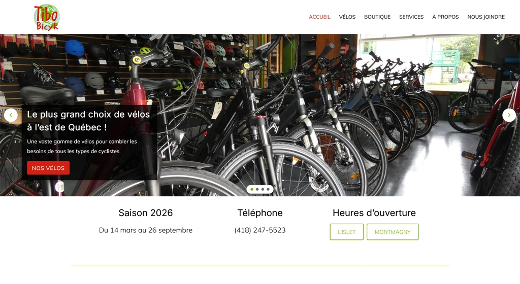 Tibo Bicyk-capture écran